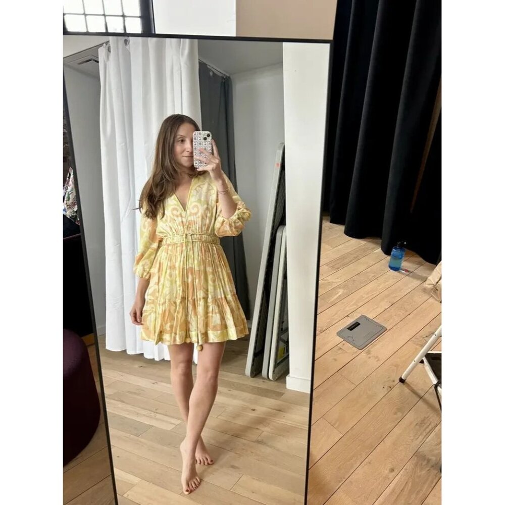 Alexis Capri Yellow Mini Dress – Women’s Size L (Retails $598) - Picture 3 of 16